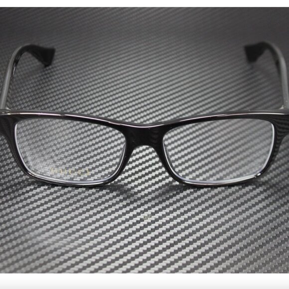 Gucci Round Oval Mens Eyeglasses 55mm Demo Lens - Picture 2 of 5